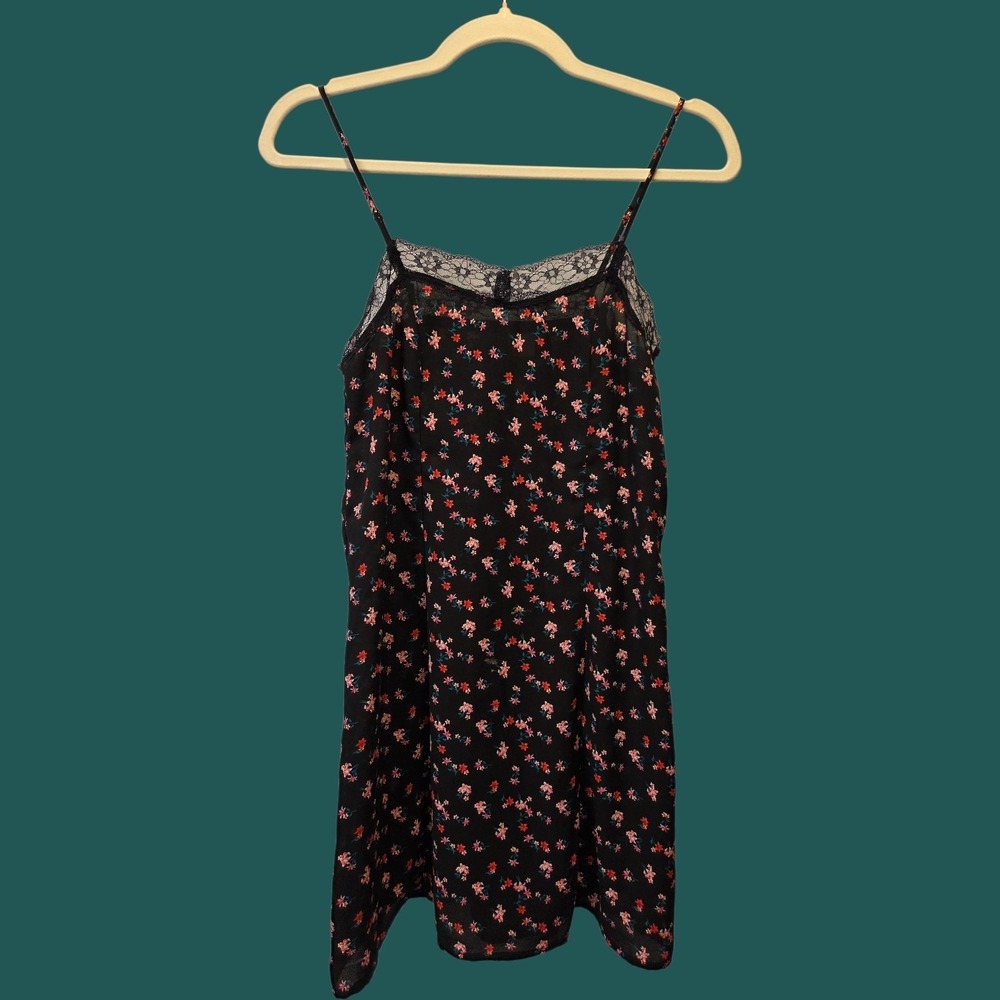 H&M Sz 4 (S) Floral Slip Dress Lace